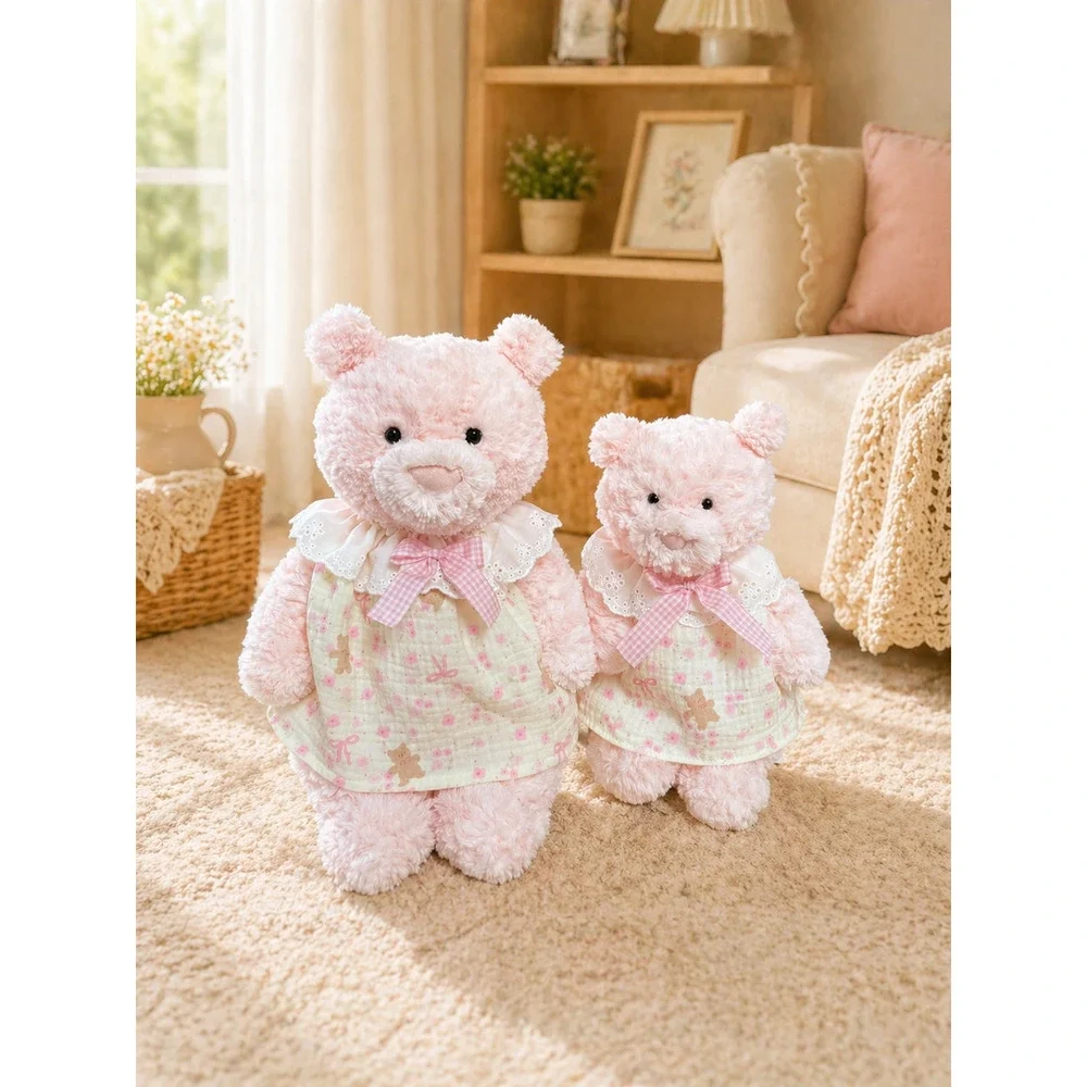 Bartholomew bear cute clothes outfits dress - Pink Bear[HQQ-09-14IN]